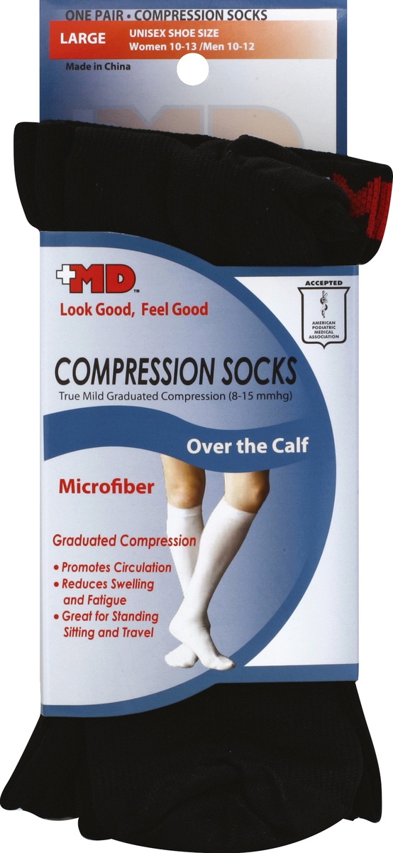 slide 2 of 2, MD Socks 1 ea, 1.0 ct