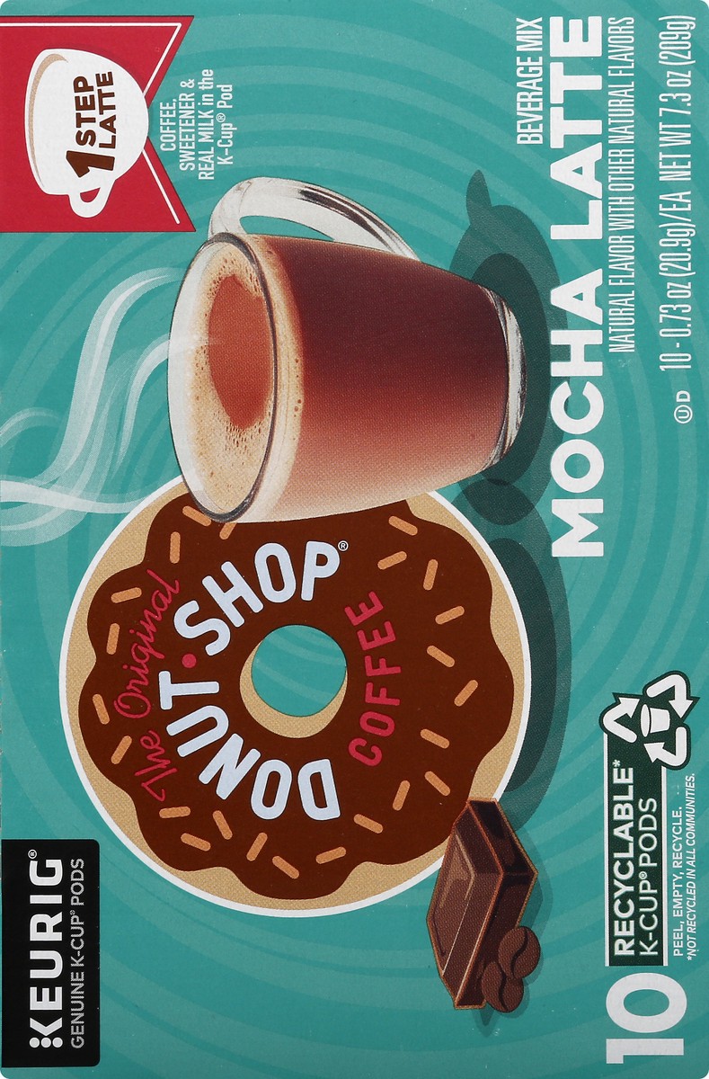 slide 5 of 13, The Original Donut Shop Donut Shop Mocha Latte Dark Roast, 10 ct; 7.3 oz