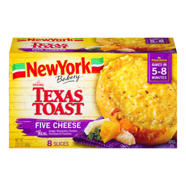 slide 1 of 3, New York Bakery Frozen Five Cheese Texas Toast - 13.5oz, 13.5 oz