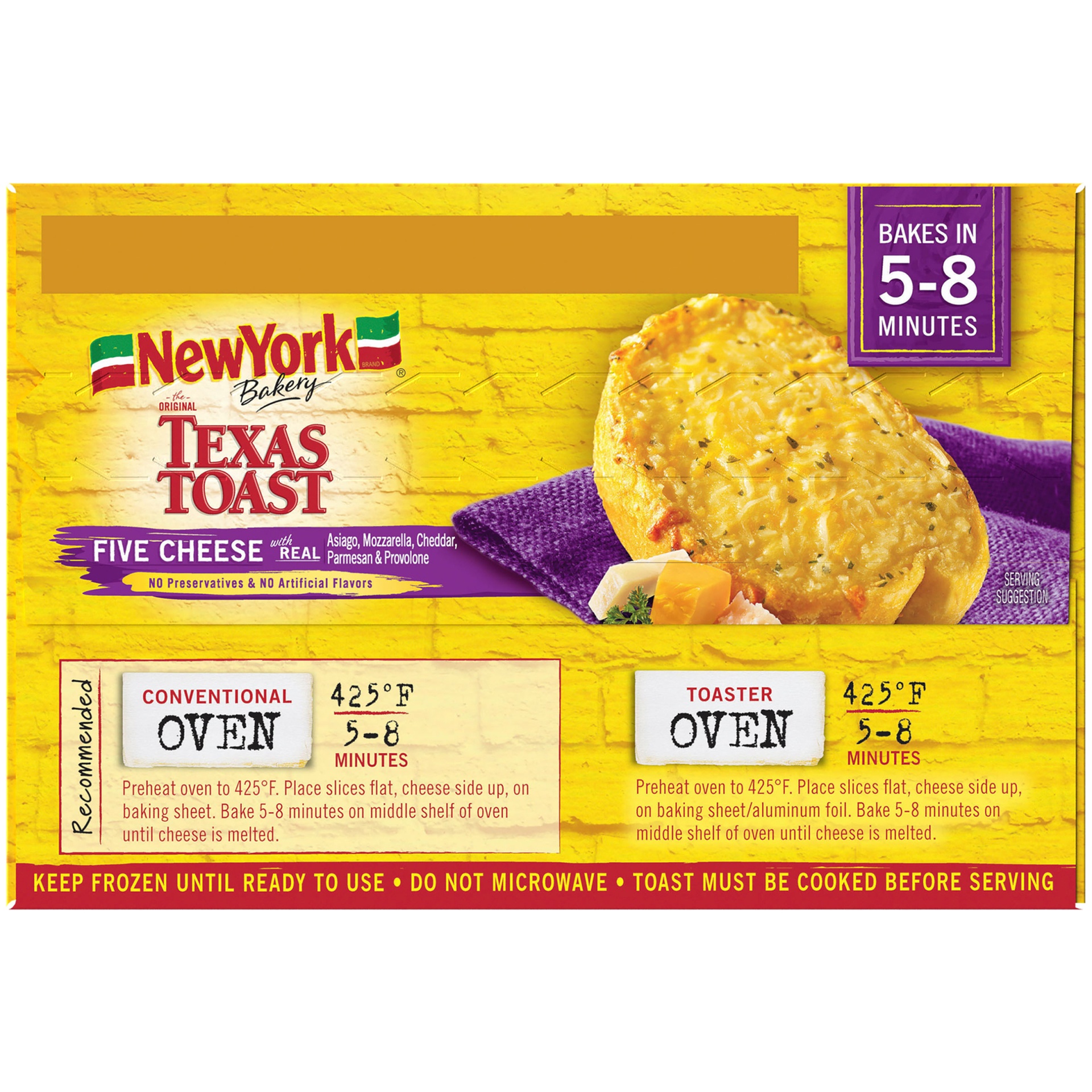 New York Bakery Five Cheese Texas Toast 13.5 oz Shipt