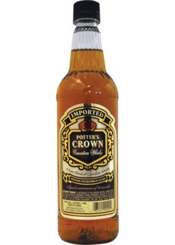 slide 1 of 1, Potter's Crown Canadian Whisky, 750 ml