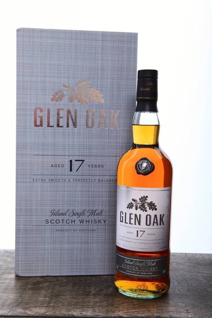 slide 1 of 1, Glen Oak 17 Year Scotch, 750 ml