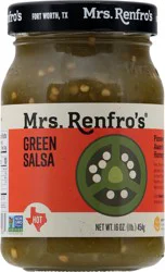 Mrs. Renfro's Hot Green Salsa 16 oz