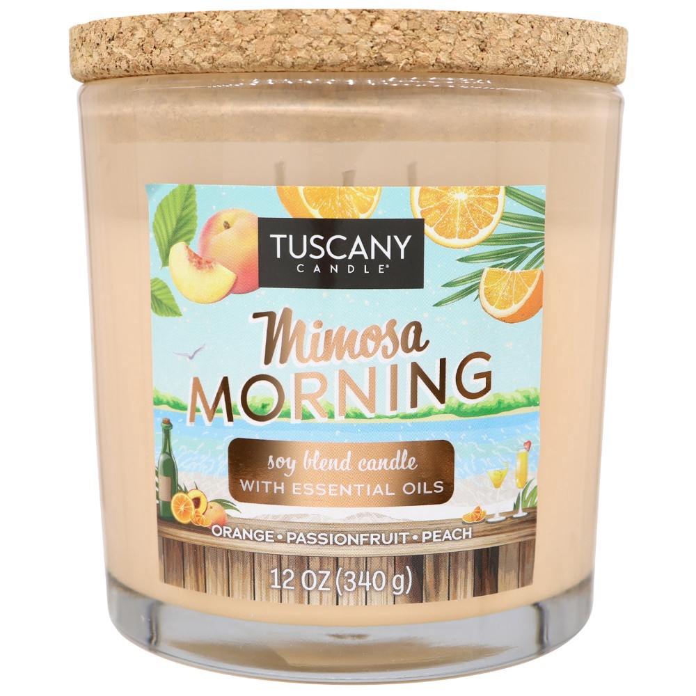 slide 2 of 2, Tuscany Limited Edition Mimosa Morning Scented Jar Candle, 1 ct