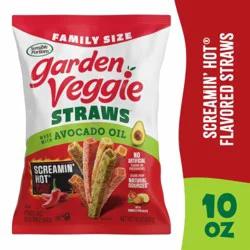 Sensible Portions® Garden Veggie Straws® Avocado Oil Screamin' Hot Veggie Chips