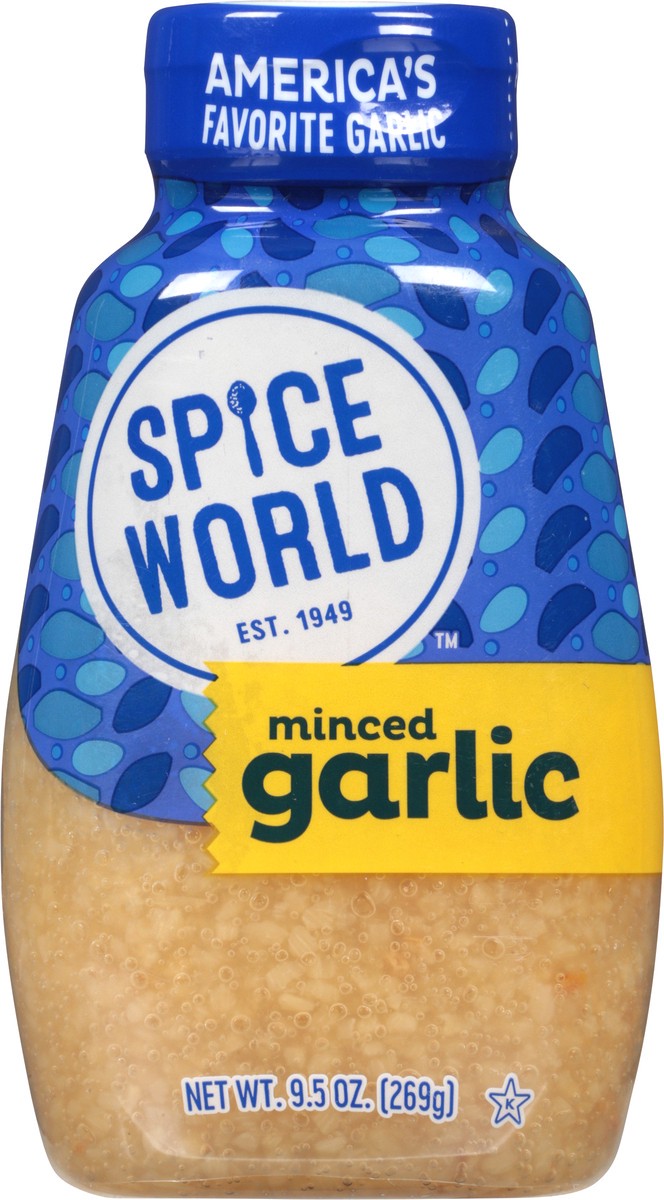 slide 6 of 9, Spice World Premium Minced Squeeze Garlic - 9.5oz, 9.5 oz