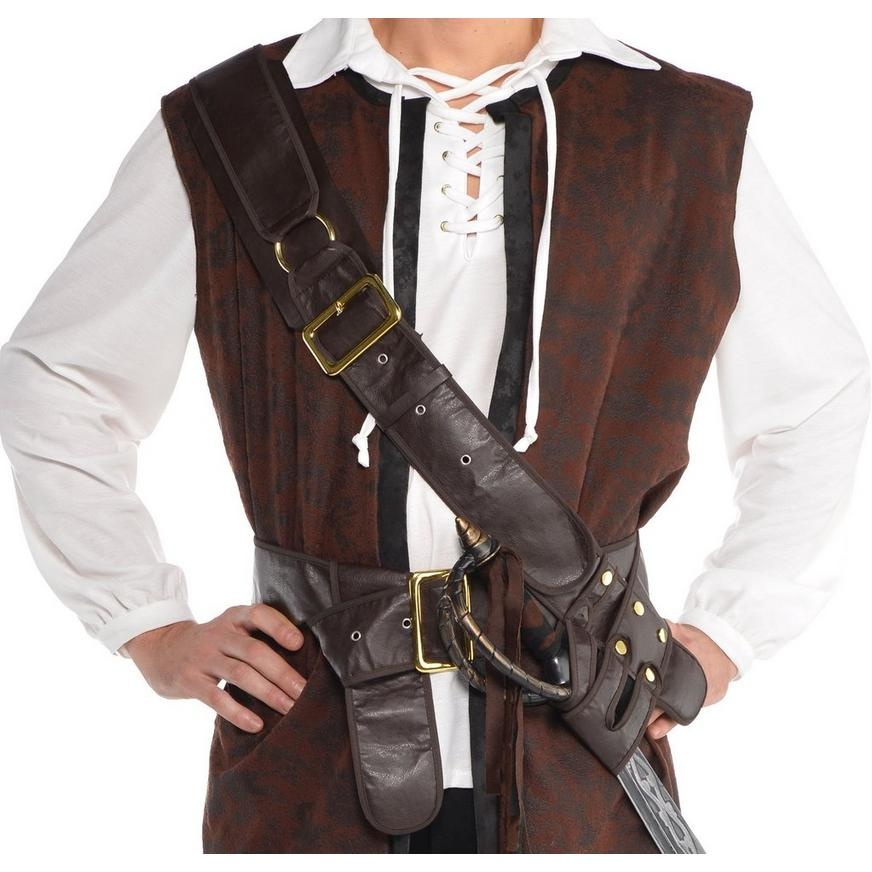 slide 1 of 1, Party City Pirate Bandolier Belt, 1 ct