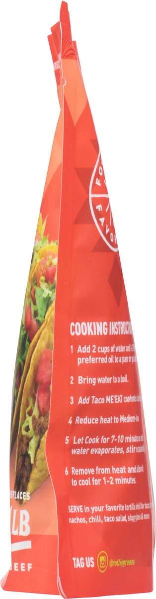 slide 11 of 12, RollinGreens Plant-Based Ground Taco Me'Eat 4.5 oz, 4.5 oz