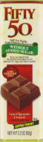 slide 1 of 1, Fifty50 Low Glycemic Crunch Chocolate Bar, 2.2 oz