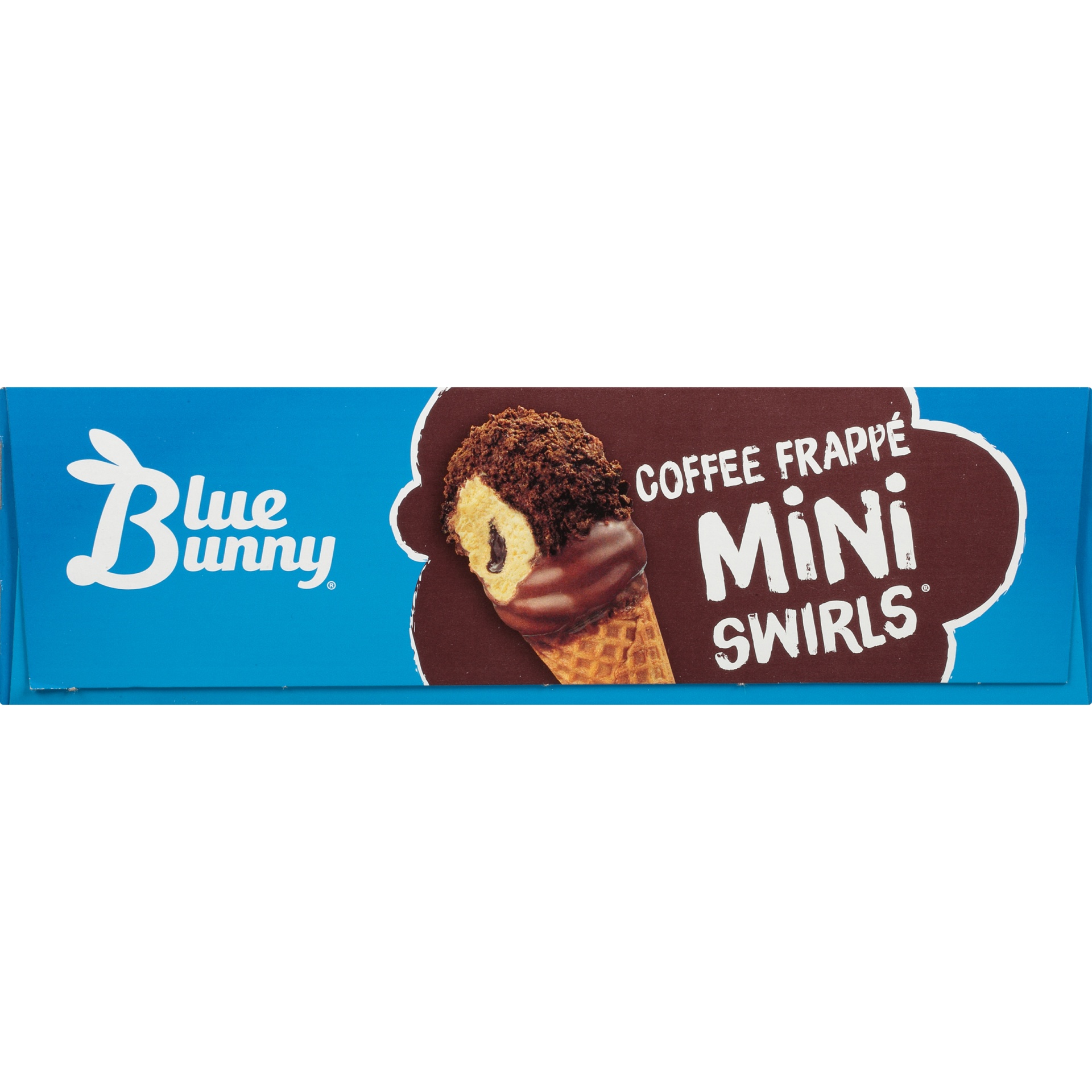 slide 5 of 8, Blue Bunny Mini Swirls Coffee Frappe Reduced Fat Ice Cream Cones, 8 ct; 2.3 fl oz