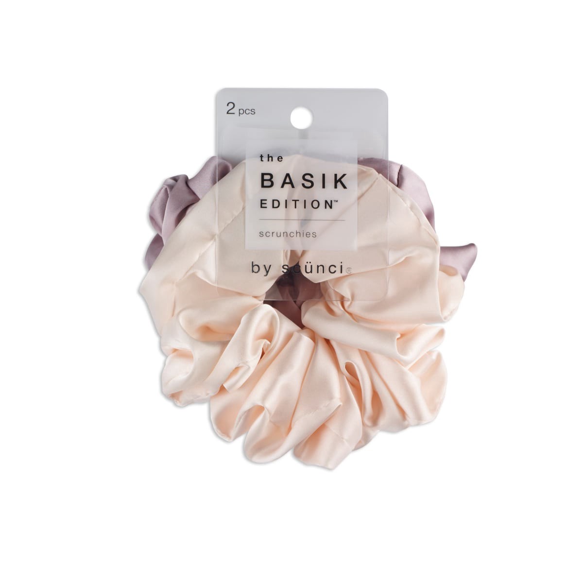 slide 1 of 5, scünci Trend Essentials The Original Scrunchie 2 Each, 2 ct