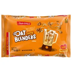 Malt-O-Meal Honey and Oat Blenders Kids Breakfast Cereal, Family Size Bulk Bagged Cereal, 32 Ounce - 1 count