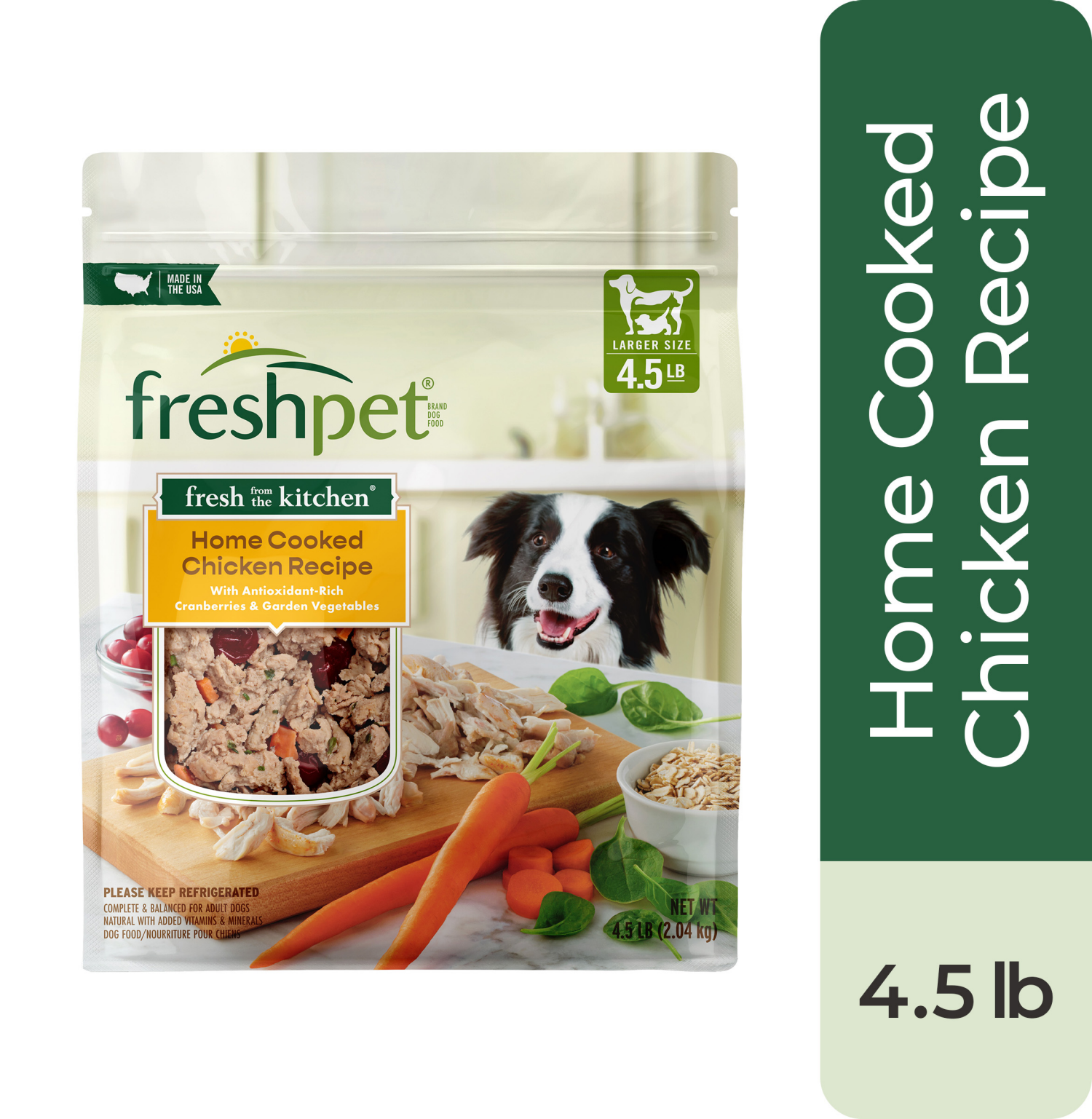 slide 1 of 8, Freshpet Chicken Wet Dog Food, 4.5 lb