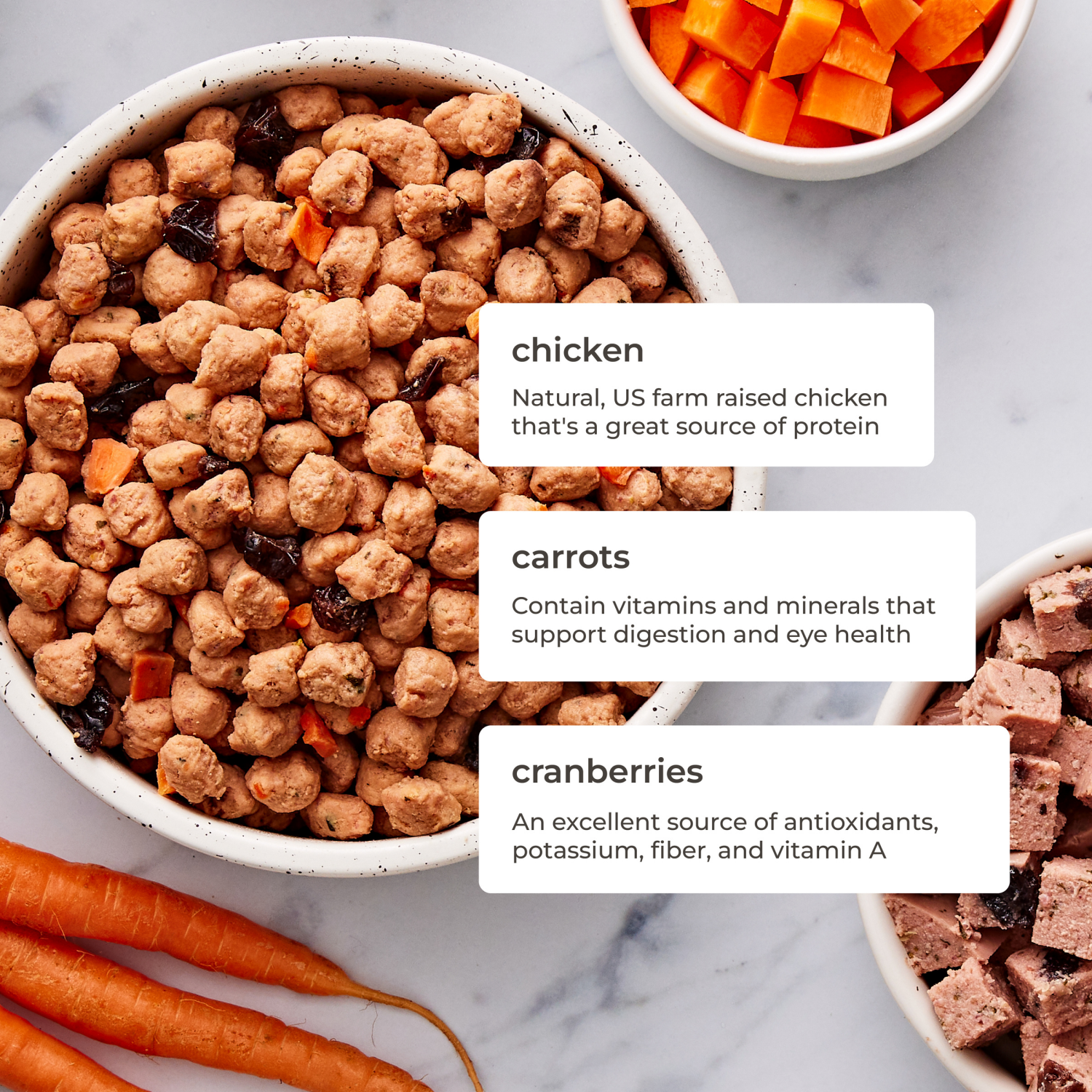 slide 4 of 8, Freshpet Bite Size Small Dog Chicken Recipe Dog Food 1 lb, 1 lb