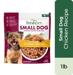 Freshpet Bite Size Small Dog Chicken Recipe Dog Food 1 lb