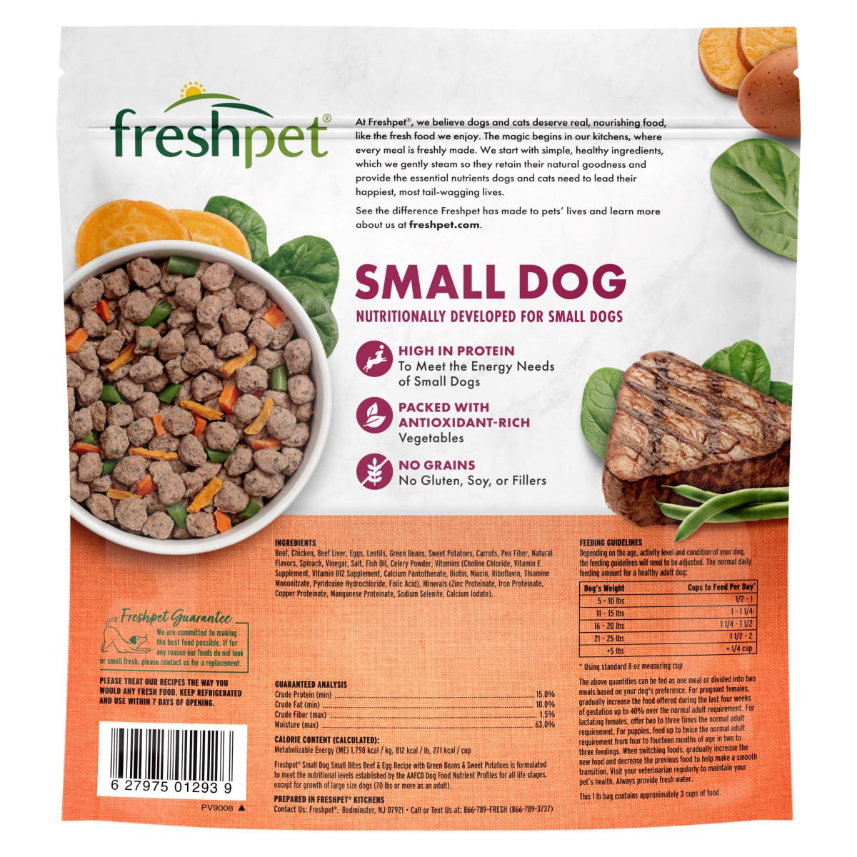 Freshpet Select Small Dog Beef Roasted Meals 1 lb Shipt