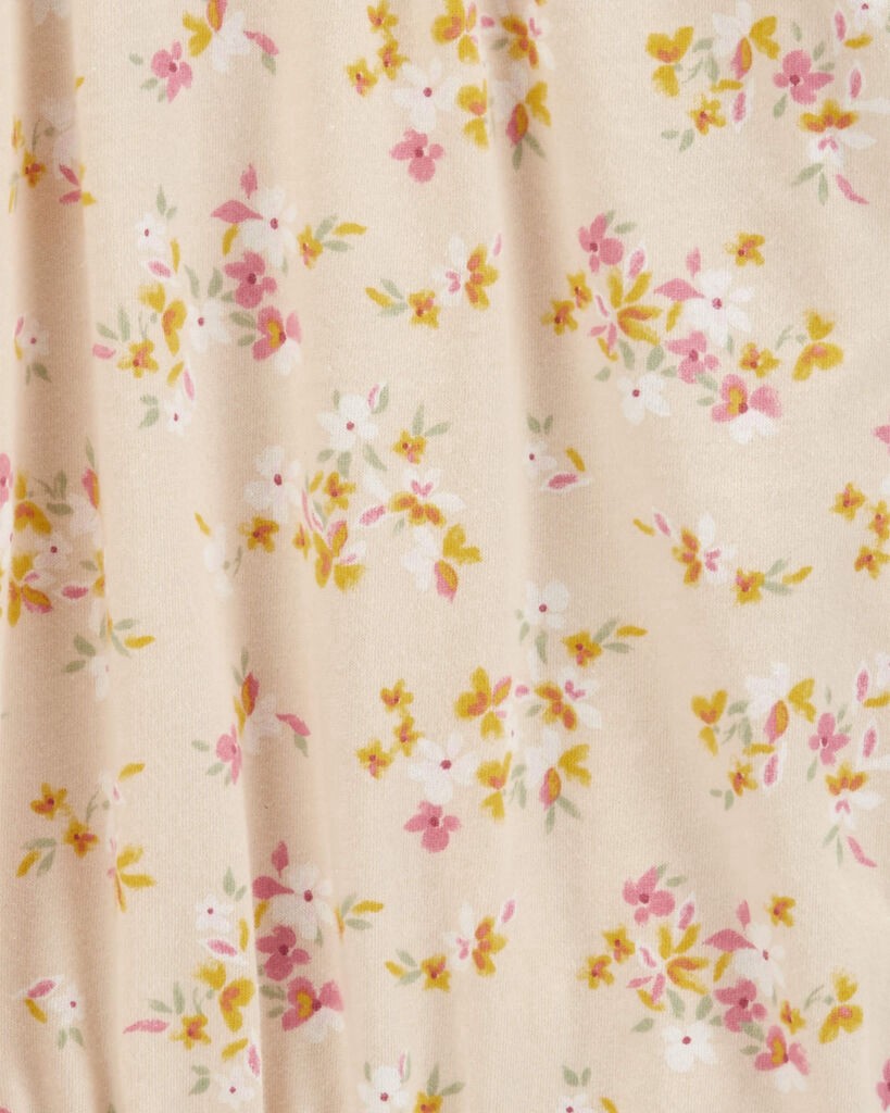 slide 2 of 2, Oshkosh Kid Floral Print Cinched Top Cream 14, 1 ct