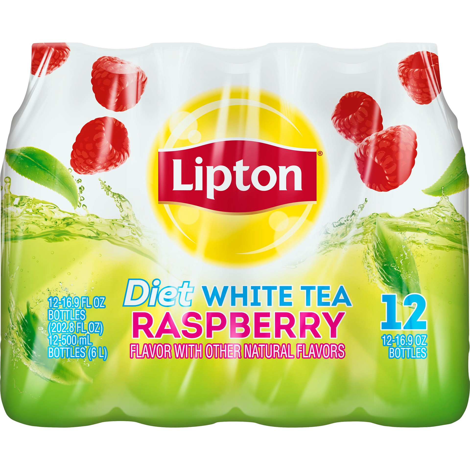 slide 1 of 1, Lipton Diet White Raspberry Tea 12 Pack, 12 ct