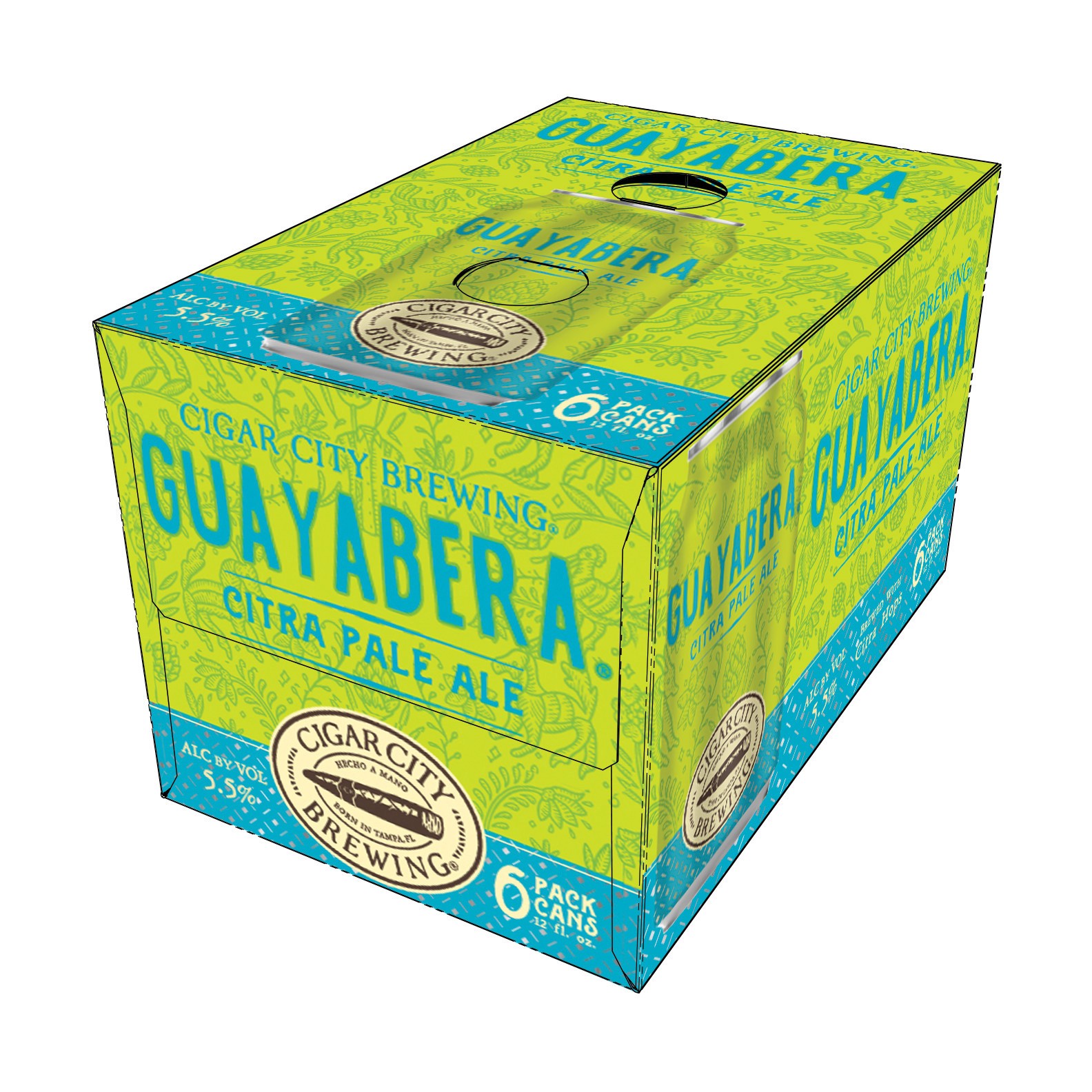 slide 4 of 4, Cigar City Guayabera Citra Pale Ale 6 Pack 12 fl oz Can, 12 oz