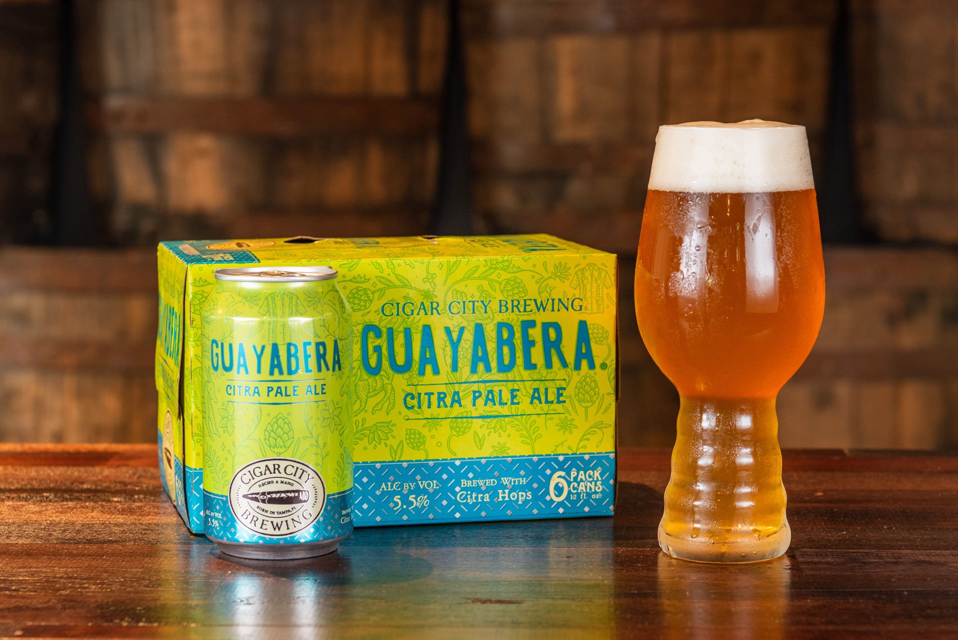 slide 3 of 4, Cigar City Guayabera Citra Pale Ale 6 Pack 12 fl oz Can, 12 oz