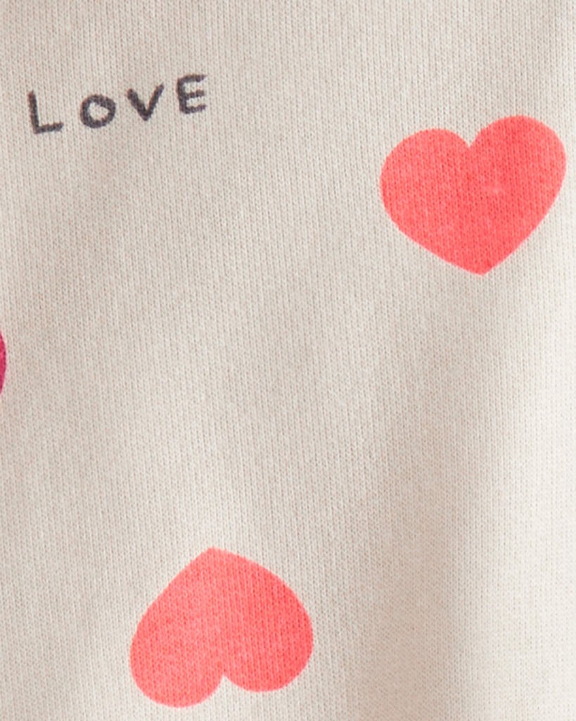 slide 2 of 3, Carter's Baby Girl 3-Piece Heart Jacket Outfit Set - Brown Brown 18M, 3 pc