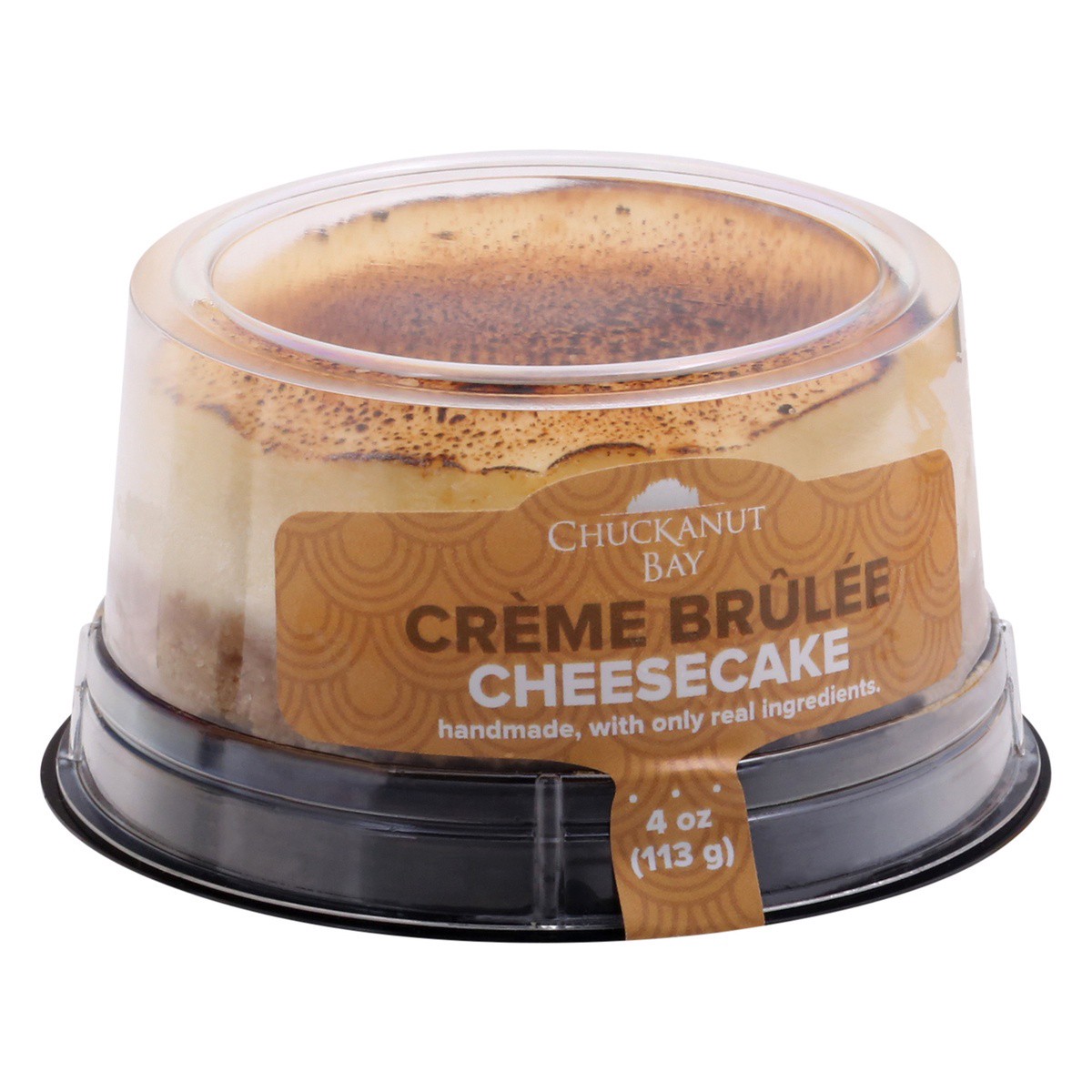 slide 8 of 9, Chuckanut Bay Creme Brulee Cheesecake 4 oz, 4 oz