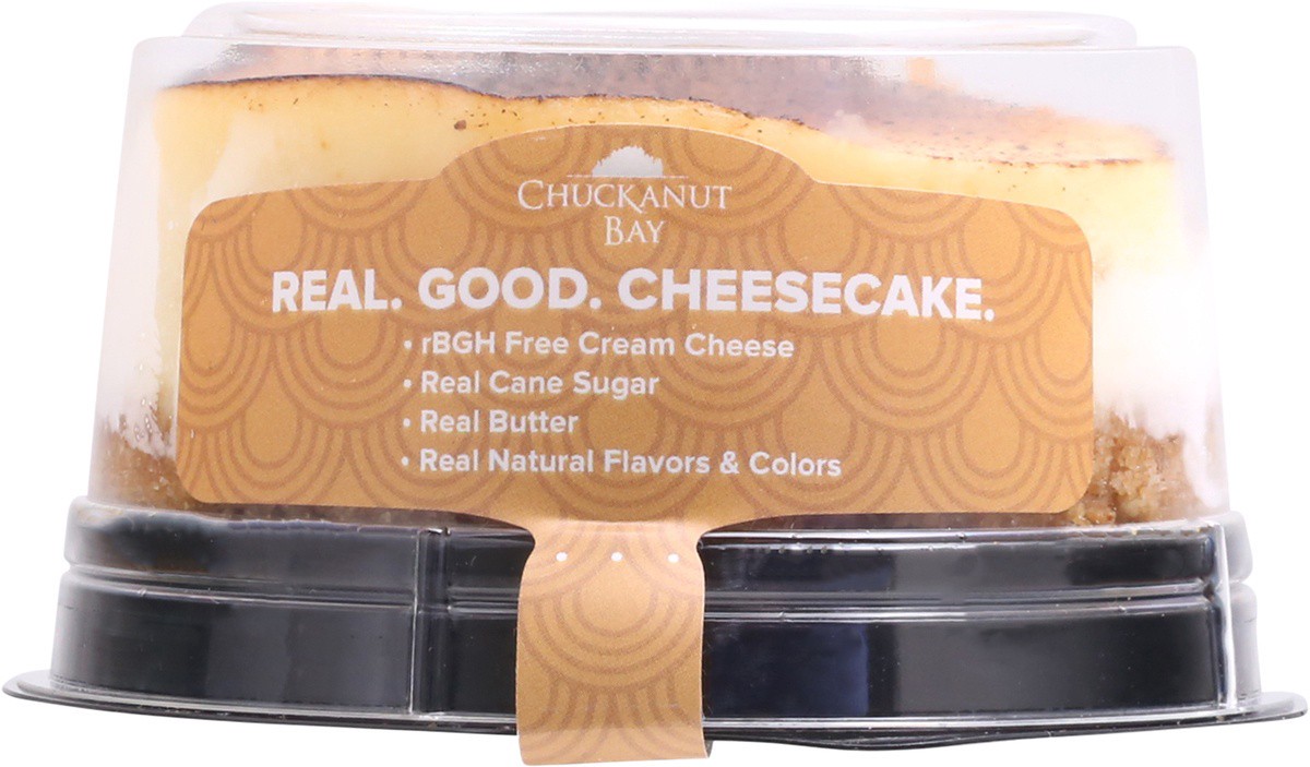 slide 5 of 9, Chuckanut Bay Creme Brulee Cheesecake 4 oz, 4 oz