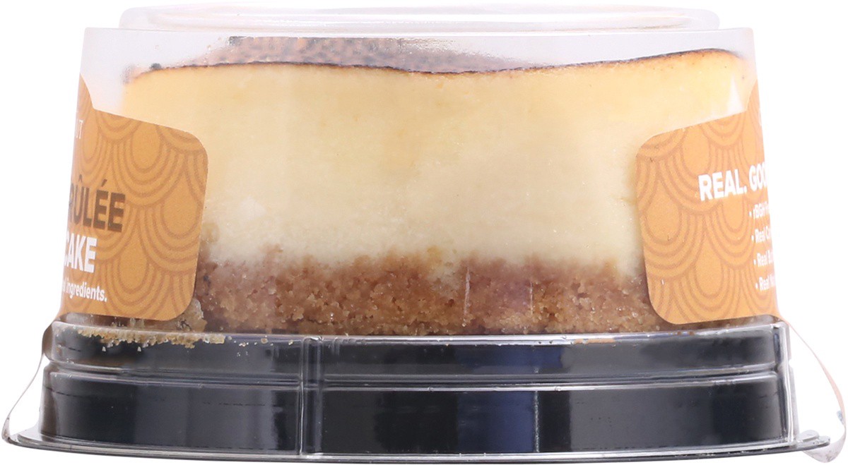 slide 3 of 9, Chuckanut Bay Creme Brulee Cheesecake 4 oz, 4 oz