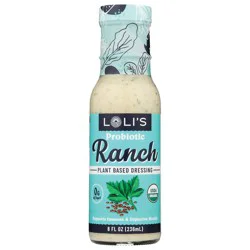 Loli's Probiotic Ranch Plant Based Dressing 8 oz
