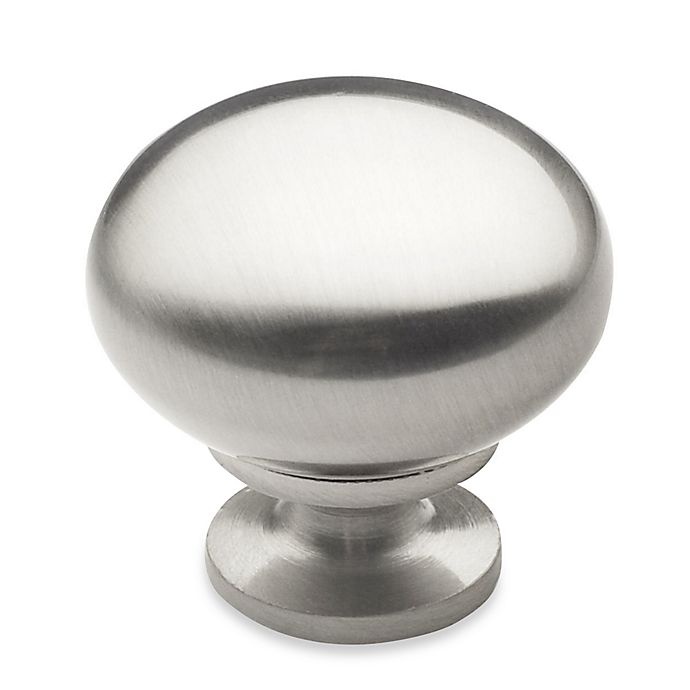 slide 1 of 1, Richelieu Round Knob - Brushed Nickel, 10 ct