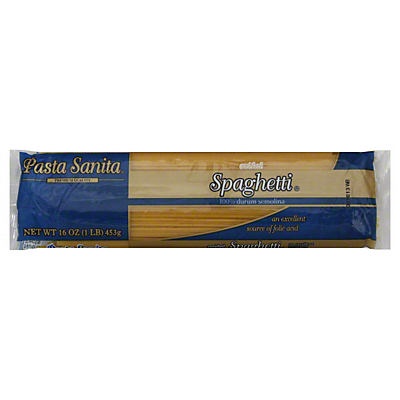 slide 1 of 1, Pasta Sanita Spaghetti, 16 oz
