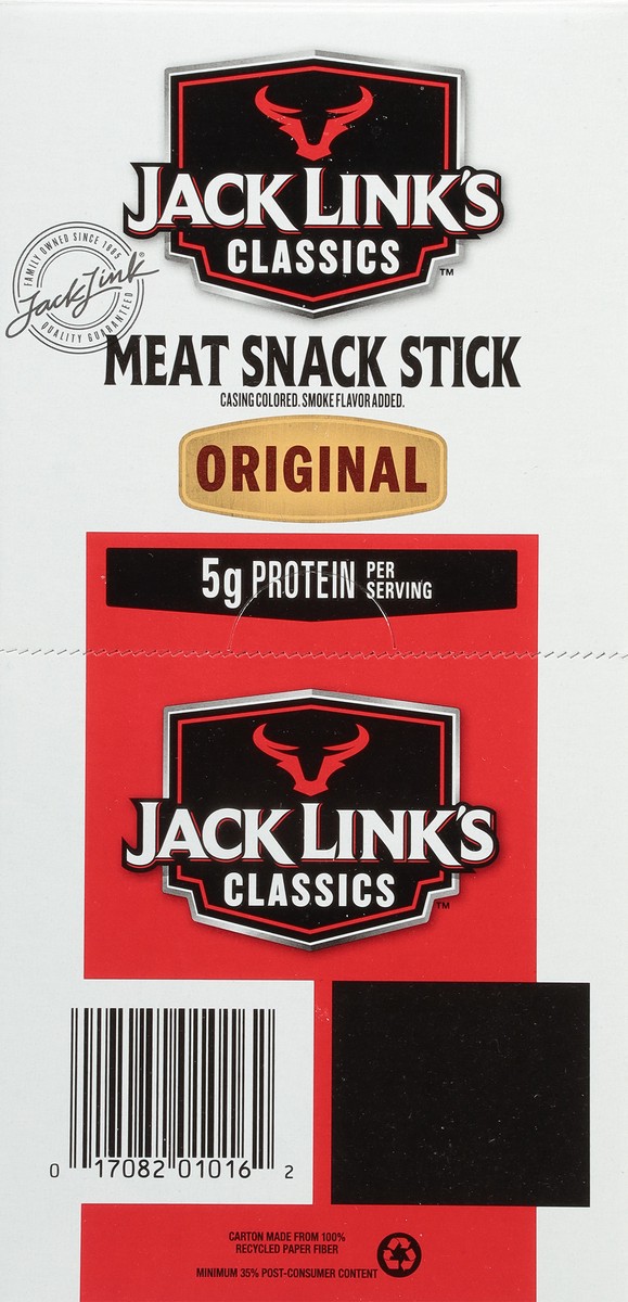 slide 10 of 12, Jack Link's Classics Original Beef and Pork Stick, 0.80 ounce, pack of 20, 0.80 oz