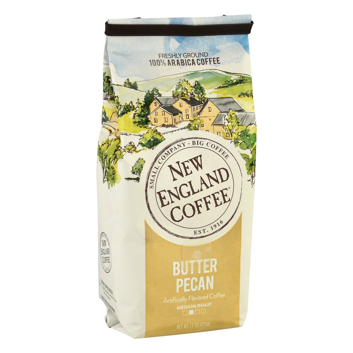 slide 9 of 9, New England Coffee Freshly Ground Medium Roast Butter Pecan Coffee - 11 oz, 11 oz