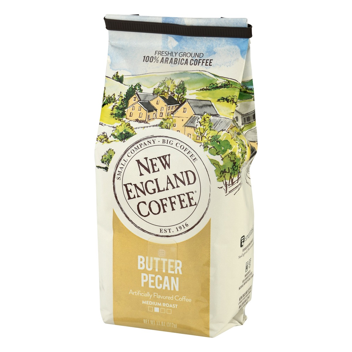 slide 5 of 9, New England Coffee Freshly Ground Medium Roast Butter Pecan Coffee - 11 oz, 11 oz