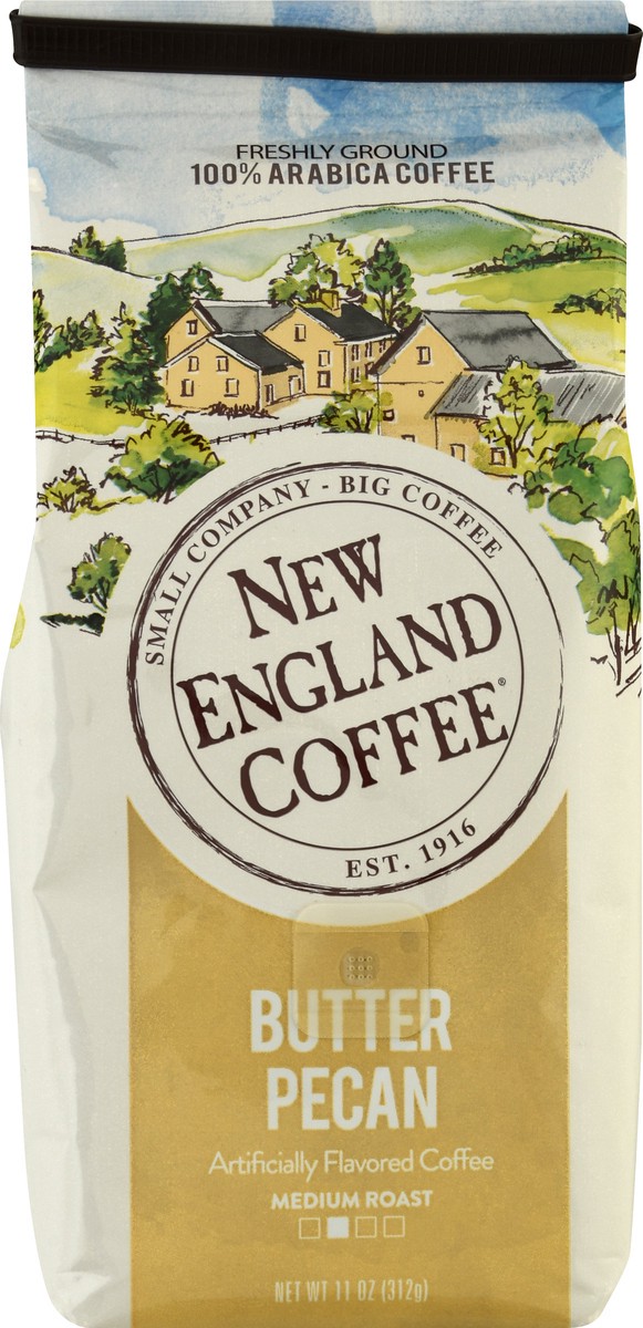 slide 2 of 9, New England Coffee Freshly Ground Medium Roast Butter Pecan Coffee - 11 oz, 11 oz