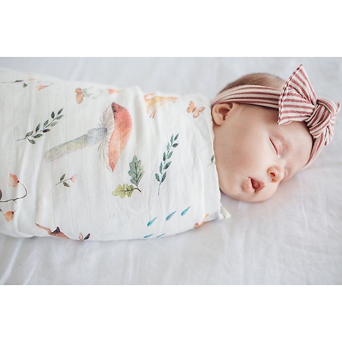 slide 3 of 9, Loulou Lollipop Woodland Gnome Swaddle Blanket, 1 ct