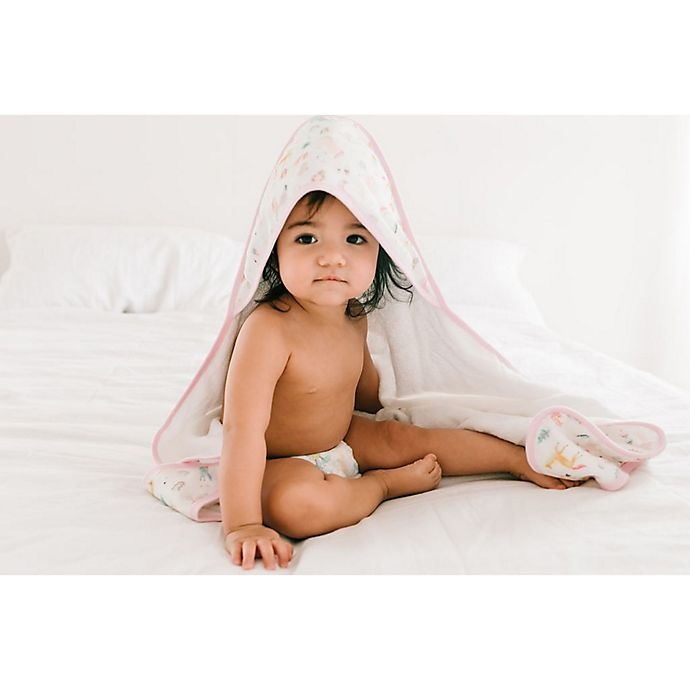 slide 3 of 4, Loulou Lollipop Unicorn Dream Hooded Towel and Washcloth Set, 2 ct