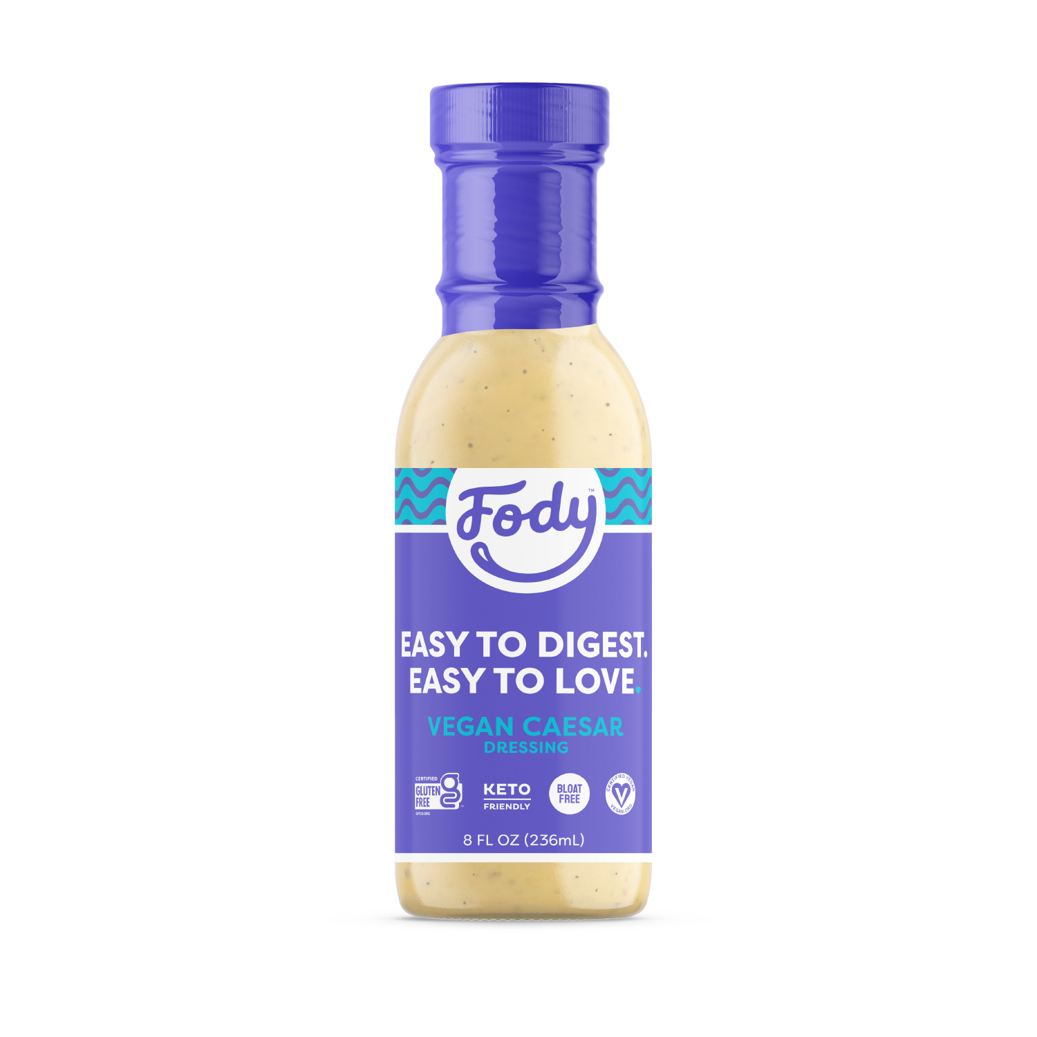 slide 1 of 3, Fody Caesar Dressing, 8 oz