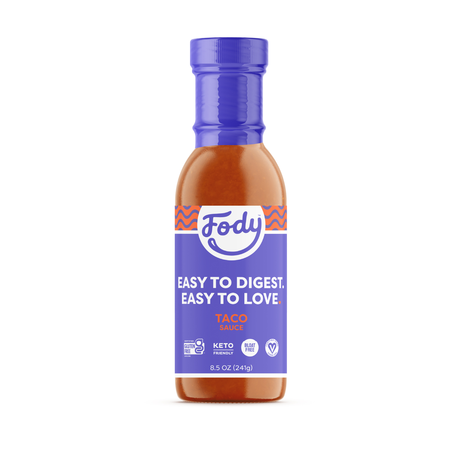 slide 1 of 4, Fody Taco Sauce, 8.5 oz