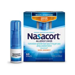 Nasacort 24HR Allergy Nasal Spray, Non-drowsy, 0.37 fl. oz.