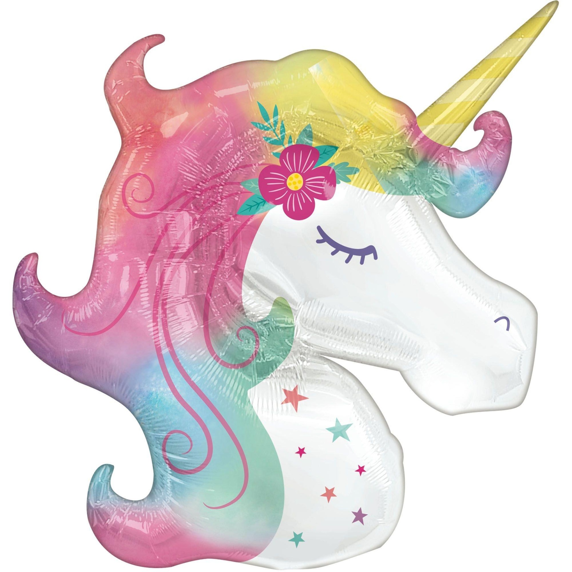 slide 1 of 1, Balloon Enchanted Unicorn, 33 in 1 ct
