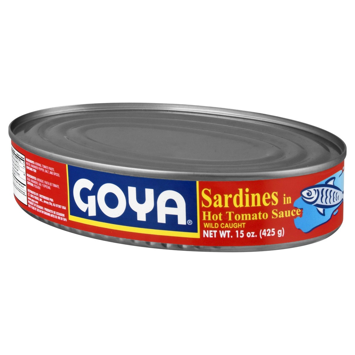 slide 2 of 10, Goya Sardines in Hot Tomato Sauce 15 oz, 15 oz