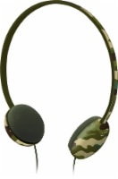 slide 1 of 1, iLive Kids' Safe-Volume On-Ear Headphones - Camo, 1 ct