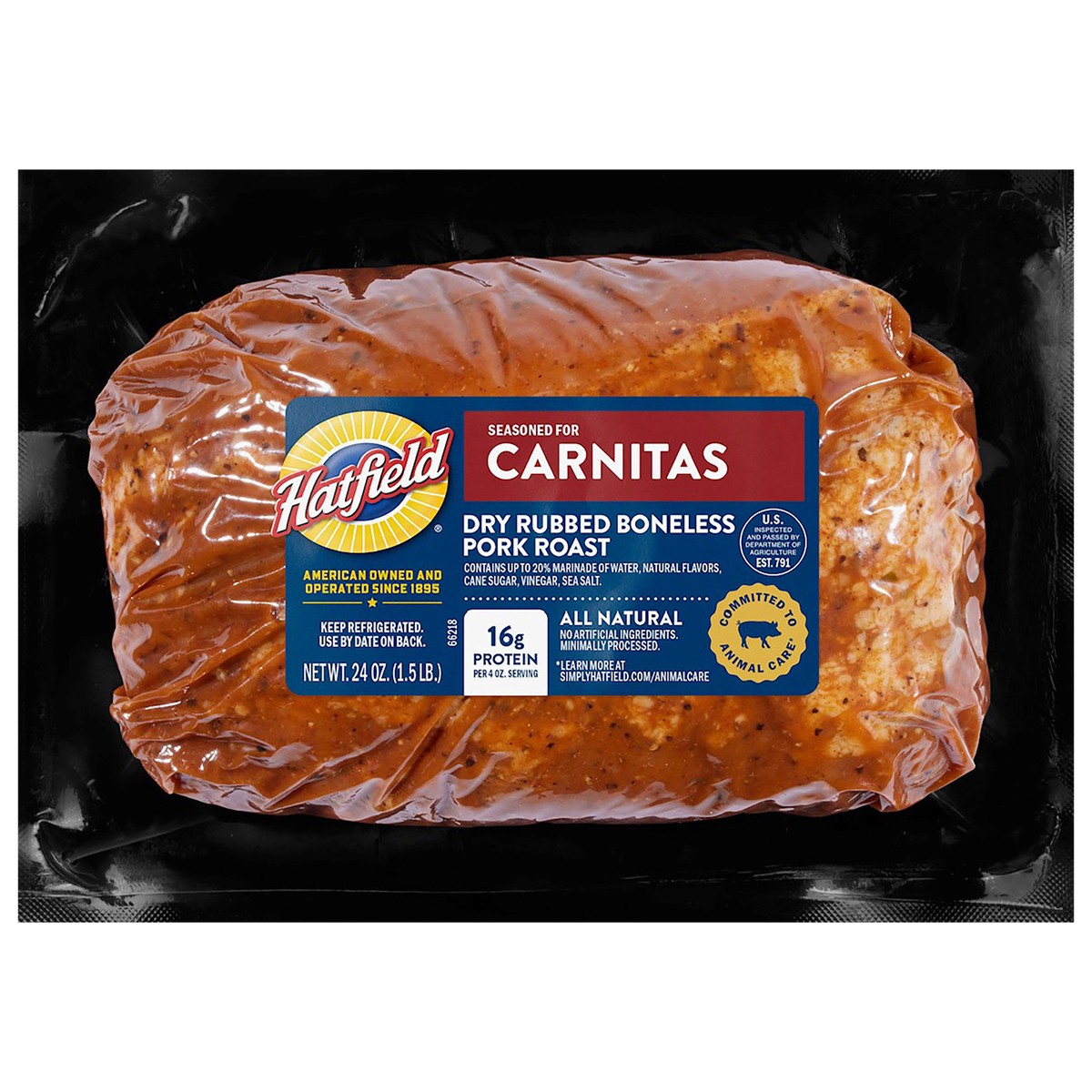 slide 2 of 2, Hatfield Seasoned For Carnitas Pork Roast 24oz - 24 Oz, 24 oz