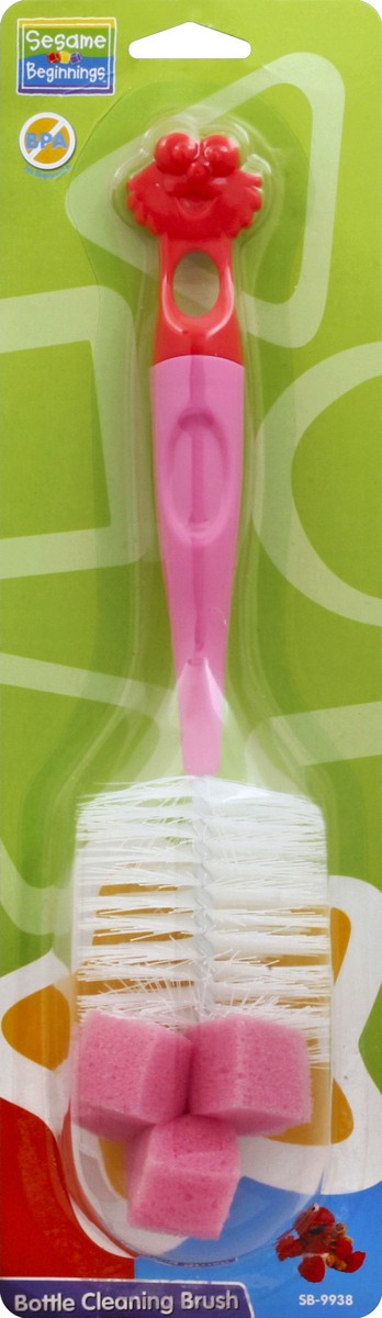 slide 1 of 2, Sesame Beginnings Bottle Cleaning Brush 1 ea, 1 ct