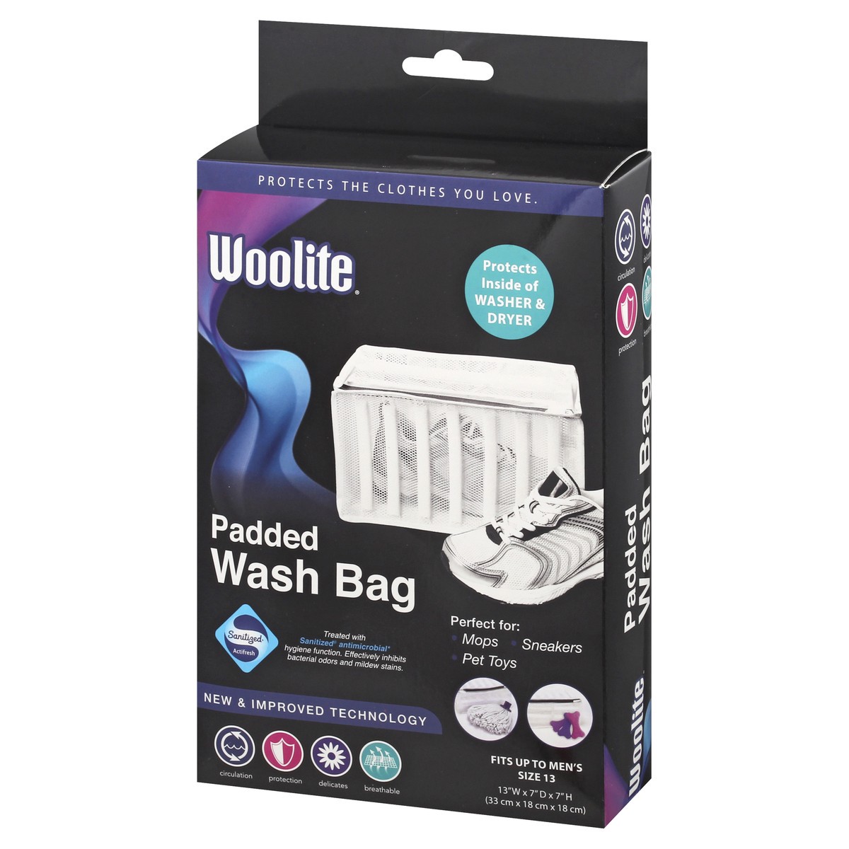 slide 2 of 12, Woolite Padded Wash Bag 1 ea, 1 ea