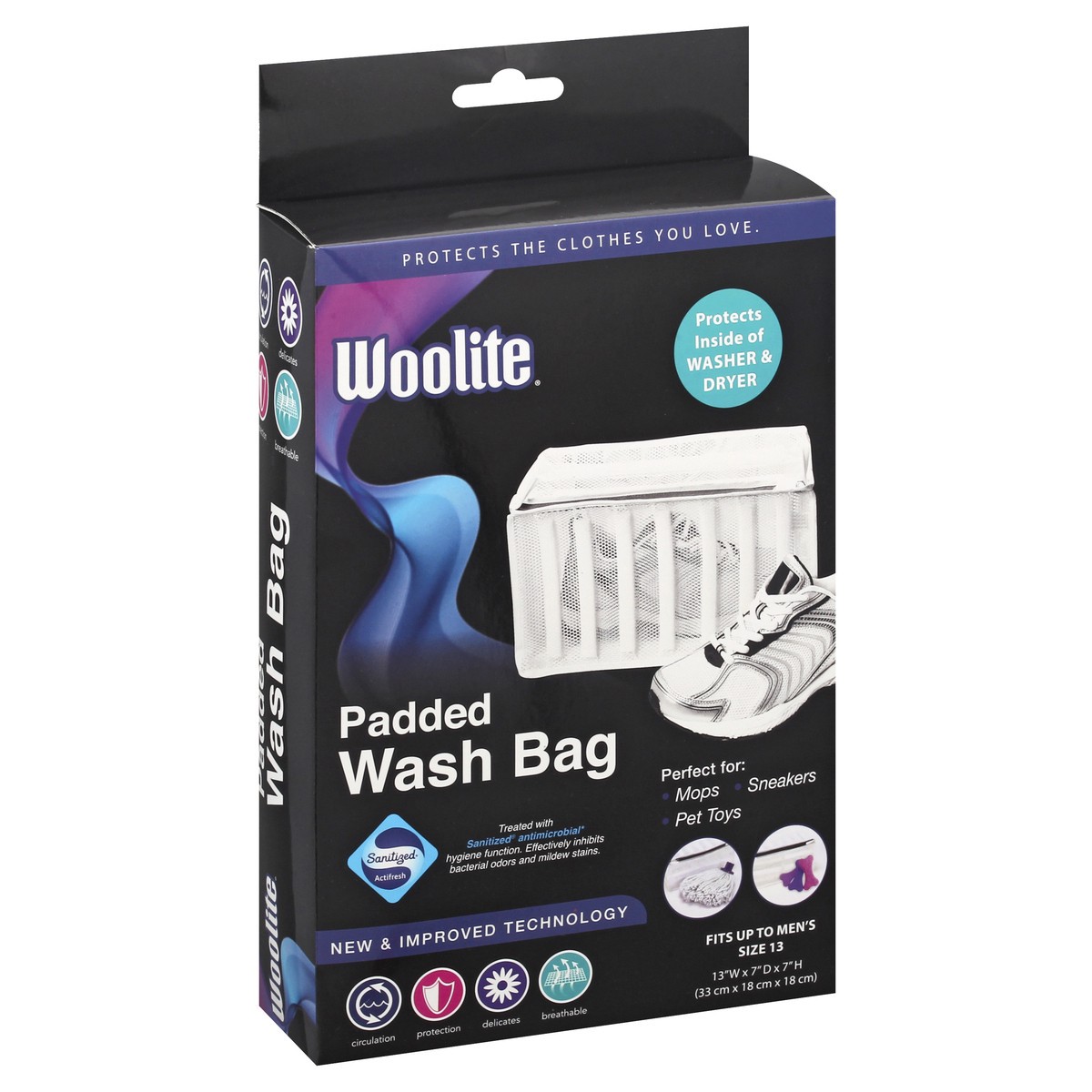 slide 12 of 12, Woolite Padded Wash Bag 1 ea, 1 ea