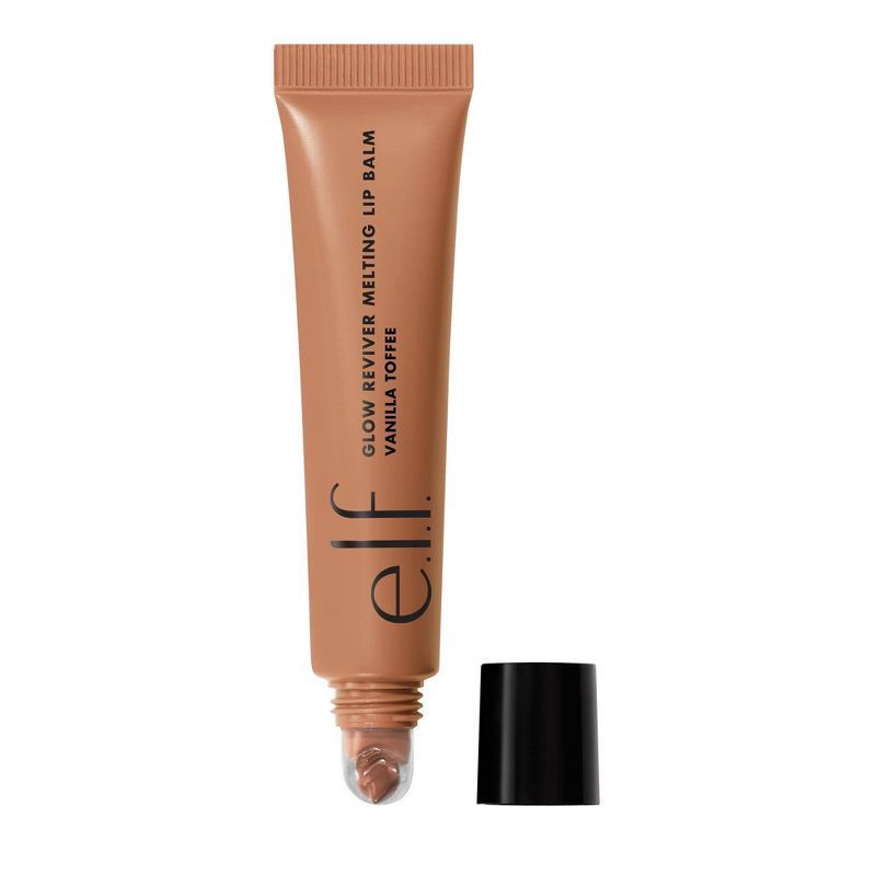 slide 1 of 14, e.l.f. Glow Reviver Melting Lip Balm, Vanilla Toffee, 0.52 oz