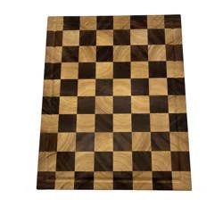 Grand Gourmet Wood Checkered Cutting Board, 17.5 inX14 in