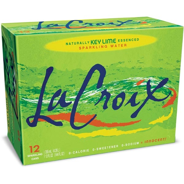 slide 1 of 1, La Croix Natural Sparkling Water Key Lime Flavor, 12 ct; 12 oz